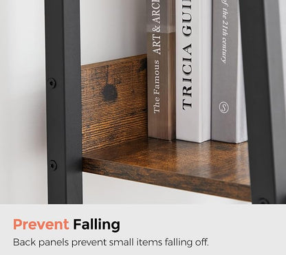 VASAGLE Bookshelf, 5-Tier Narrow Book Shelf, 11.8 x 13.3 x 66.9 Inches - Image 6