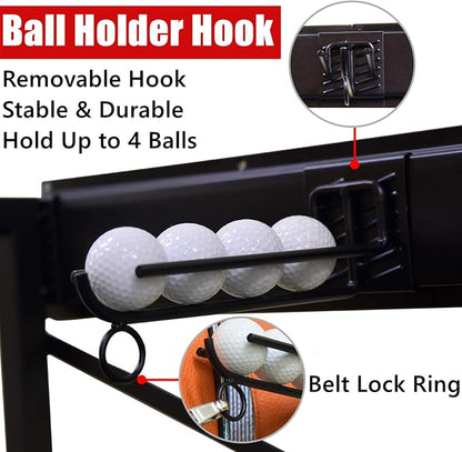 WALMANN Wall Mount Golf Bag Organizer Extra Large 2 Golf Bags Stand Golfing - Image 7