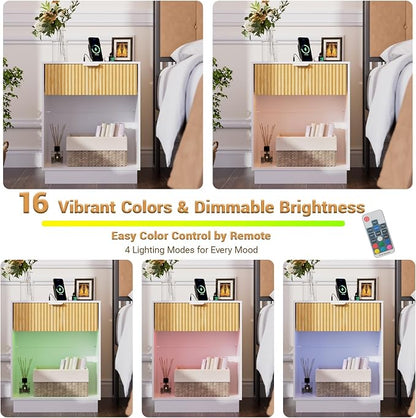 Fluted Nightstands Set of 2 - Image 4