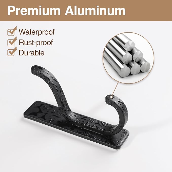 pickpiff Adhesive Wall Hooks for Hanging - 13 LB Strong Hold - Image 2