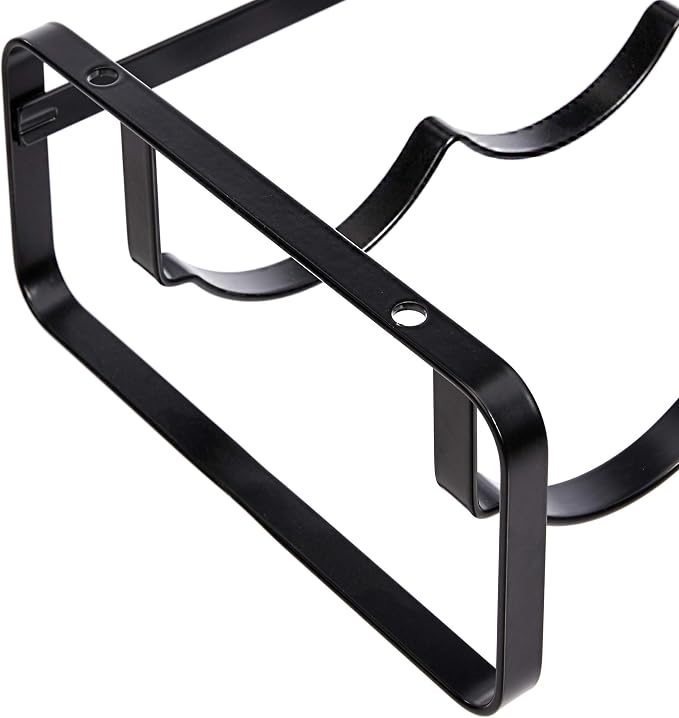 Amazon Basics Tabletop Stackable 4-Bottle Metal Wine Rack, 3.74"D x 15.75"W x - Image 4
