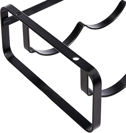 Amazon Basics Tabletop Stackable 4-Bottle Metal Wine Rack, 3.74"D x 15.75"W x - Image 4