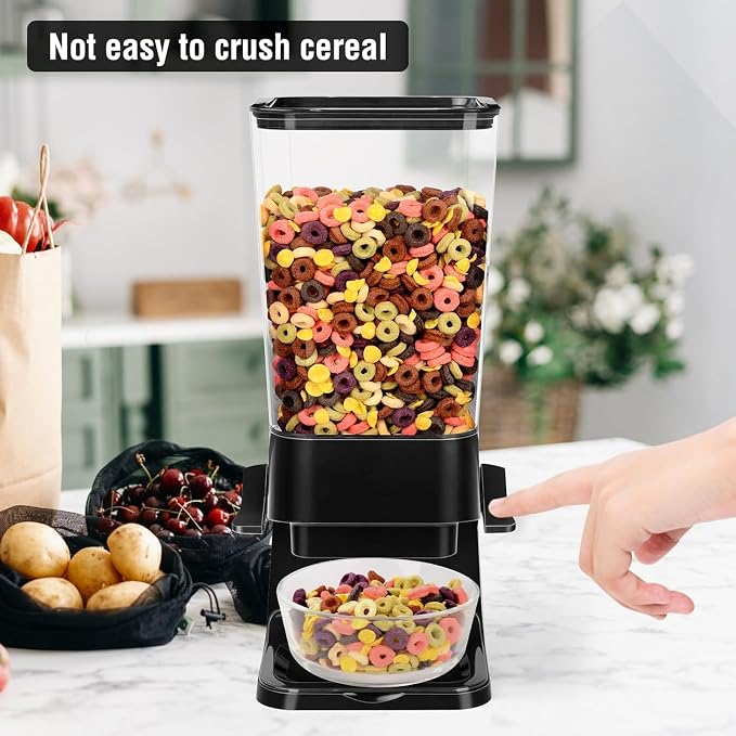 Cereal Dispenser Countertop 3pcs, 5.5L Cereal Containers Storage Dispenser - Image 5