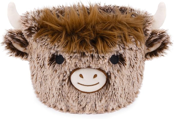Highland Cow Plush Basket, Highland Cow Gift Basket by Hkojewp