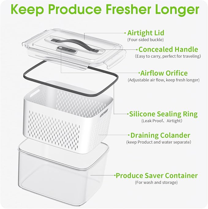 Fruit Storage Containers for Fridge - Image 3