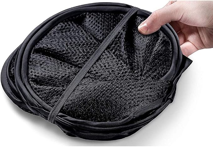 Larpur Popup Mesh Laundry Basket, Collapsible and Portable Clothes Washing - Image 5