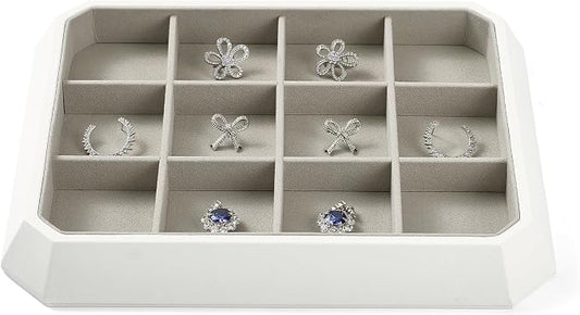 PU Leather Jewelry Organizer Tray by Woodten