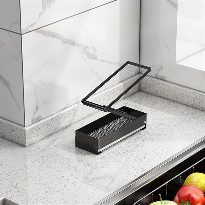 Collapsible Sink Holder Kitchen Tool Organizer Drain Tray - Image 7