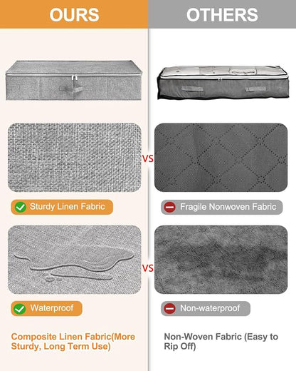 Under Bed Storage, 2 Pack Underbed Storage Container Bags - Image 4