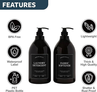 Calindiana Modern Farmhouse Liquid Laundry Detergent and Fabric Softener - Image 2
