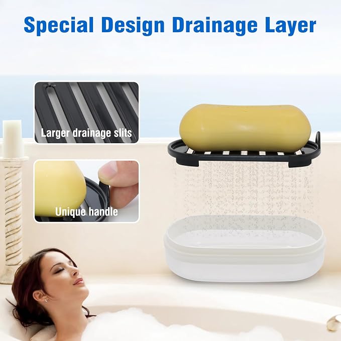 Soap Box, Travel Soap Container, Bar Soap Case - Image 3