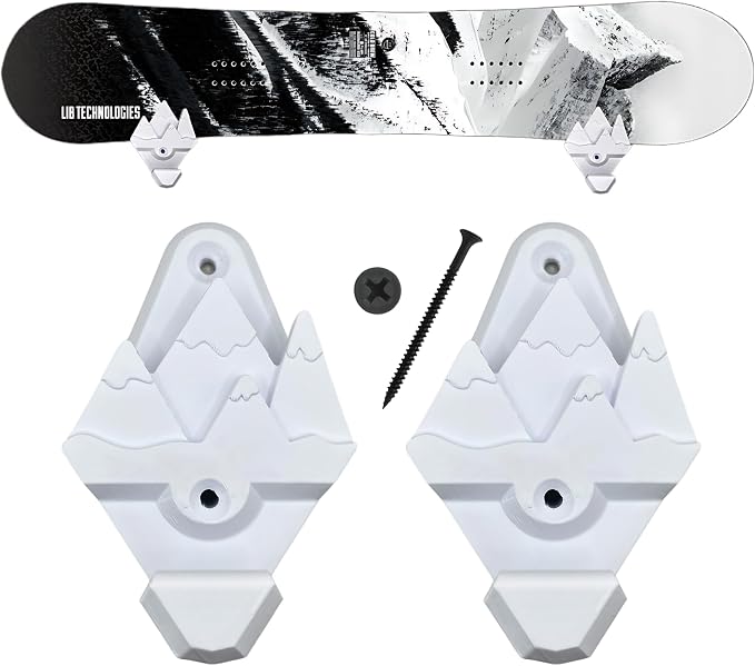 Snowboard Wall Mount Storage – Damage-Free Snowboard Hanger, Hook to Securely by I3P