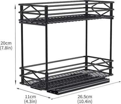 Pull Out Medicine Organizer, Slide Out Storage Drawers, Spice Rack Organizer - Image 7