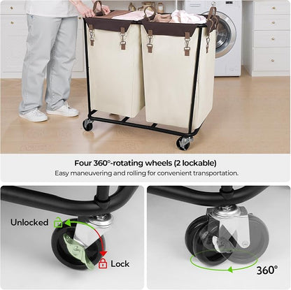 StorageWorks 280L Large Lanudry Hamper - Image 7