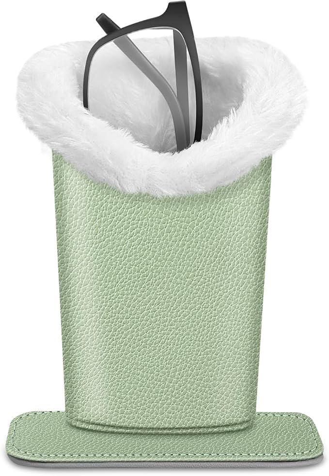 Fintie Plush Lined Eyeglasses Holder, Glasses Stand Case, Anti-scratch Glasses by Fintie