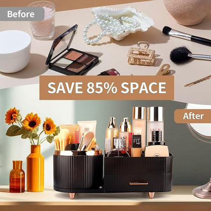 Makeup Organizer for Vanity, Cosmetic Display Case - Image 2