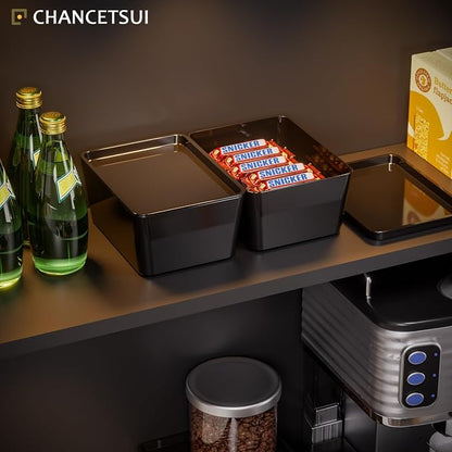 CHANCETSUI Storage Bins With Lids Plastic Containers: Multipurpose Stackable - Image 4