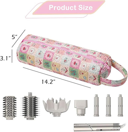 Quilted Hair Tools Travel Bag，Hair Styling Accessories Storage Case - Image 3