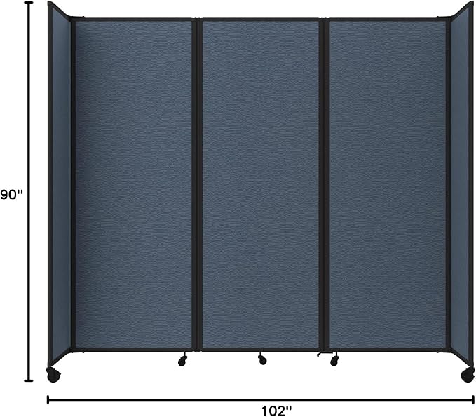 Versare Room Divider 360 Portable Wall Partition | Folding Panels | Large - Image 9