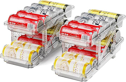 Drink Organizer for Fridge Soda Holder for Refrigerator Can Dispenser, by HomeLivingKitchenOrganiza
