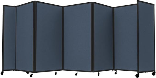 Versare Room Divider 360 Portable Wall Partition | Folding Panels | Large by VERSARE