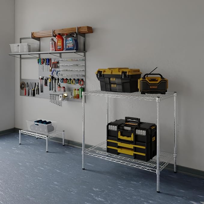 21" Deep x 36" Wide x 34" Height Wire Shelving Kit | 2-Tier | NSF Commercial - Image 2