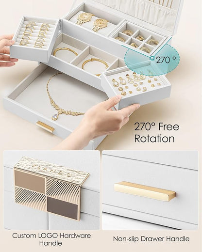 Vlando 3 Layer Jewelry Box - Image 4