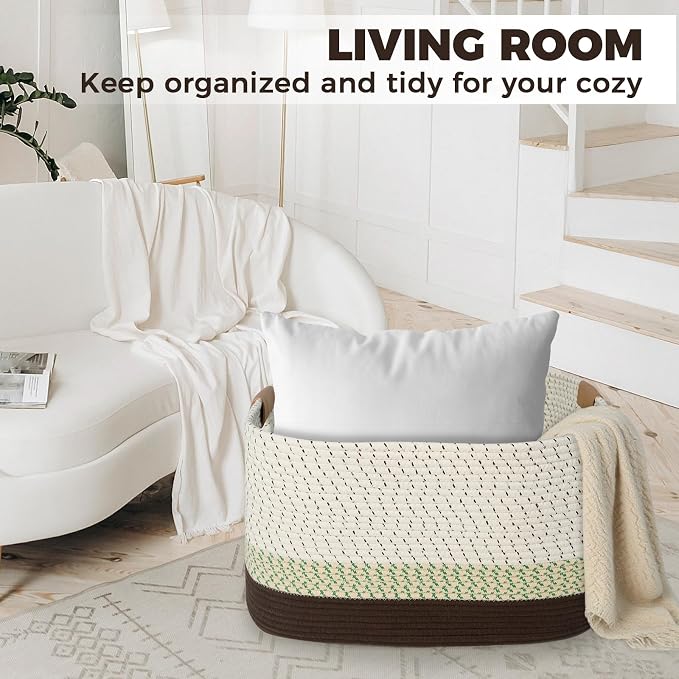 danpinera 108L Large Basket for Living Room, Nursery & Laundry, Kids Toy Basket - Image 4