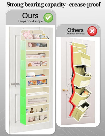 Over The Door Organizer, 5 Shelves Closet Door Hanging Organizer - Image 6