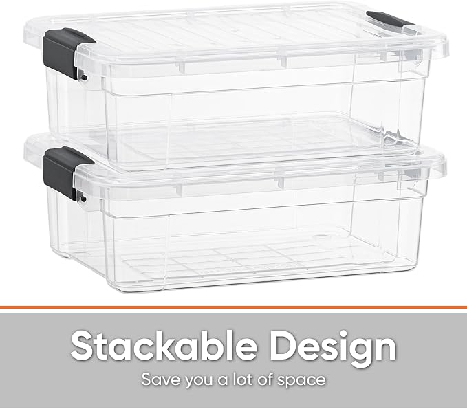 Superio Clear Storage Boxes - Image 3