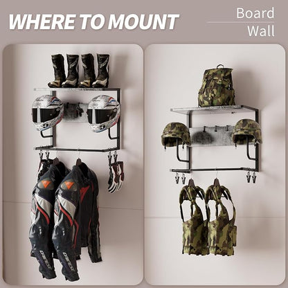 Motorcycle Helmet Holder Wall Mounted, Helmet Holder Wall Mount - Image 4