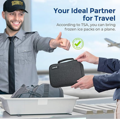 AUVON Large Insulin Cooler Travel Case, Longer Cooling Effect - Image 4