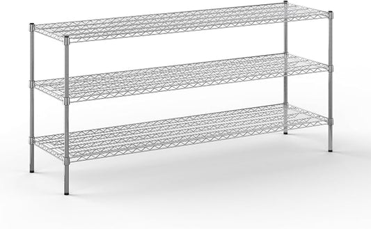 21" Deep x 72" Wide x 34" Height Wire Shelving Kit | 3-Tier | NSF Commercial by Regal+Altair