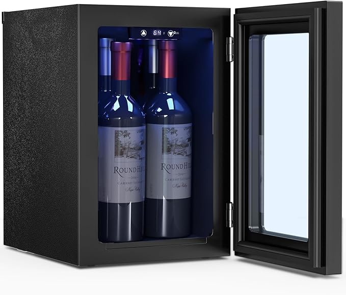 Antarctic Star 0.6Cu. Ft. Freestanding Counter-top Wine Cellar Mini Fridge by AntarcticStar