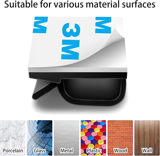 130 Pcs Cable Clips, Adhesive Cable Organizer Cord Holder Wire Clip Wire - Image 4