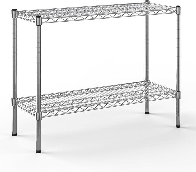 14" Deep x 36" Wide x 27" Height Wire Shelving Kit | 2-Tier | NSF Commercial by Regal+Altair