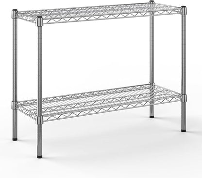 14" Deep x 36" Wide x 27" Height Wire Shelving Kit | 2-Tier | NSF Commercial by Regal+Altair
