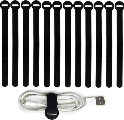 200PCS Reusable Fastening Cable Ties, 6-Inch Cable Straps Cable Management by HAVE+ME+TD