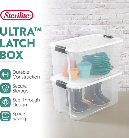 Sterilite 8 Pack Ultra Latching Box, Storage Bins - Image 2