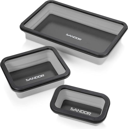Collapsible Magnetic Parts Tray Set by SANDOR