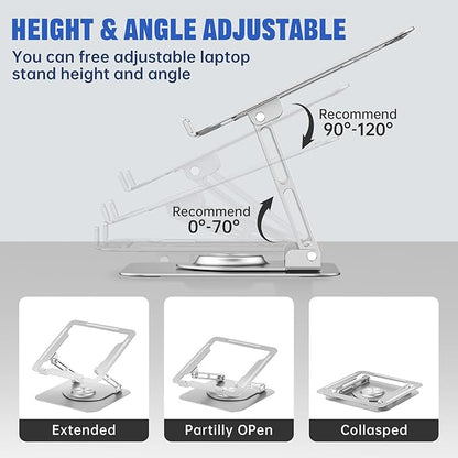 Laptop Stand for Desk, Adjustable Computer Stand - Image 4