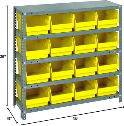 Quantum Storage Systems 1839-208YL Store More Steel Shelving Unit - Image 2