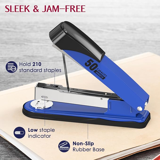 Metal Stapler Heavy Duty 50 Sheet Capacity - Image 4