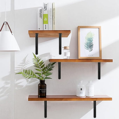 8 Pack L11 x H 8" Black Heavy Duty Shelf Brackets - Image 7