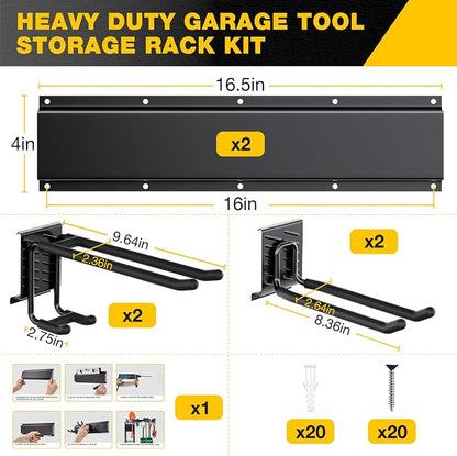 Garage Tool Organizer Wall Mount - Image 2