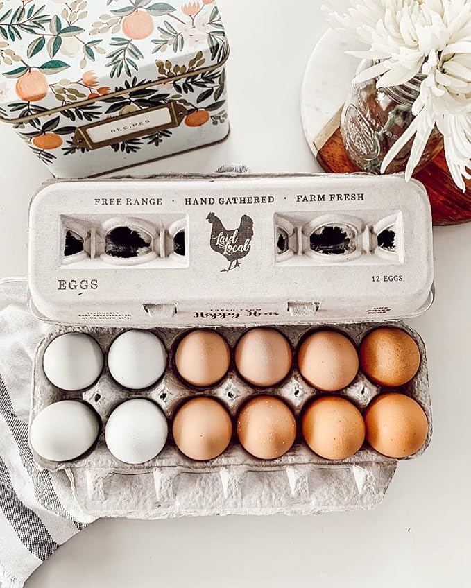 250 Egg Cartons- Bulk Value Bundle- Adorable Printed Design - Image 7