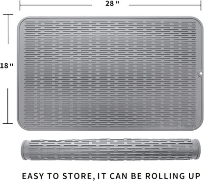 Silicone Dish Drying Mat for Multiple Usage, Easy clean, Eco-friendly, - Image 2
