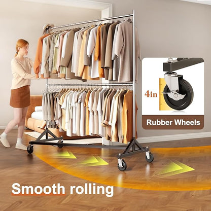 HOKEEPER Z Rack for Clothing Heavy Duty Clothes Rack Hold 550 LBS Commercial - Image 3