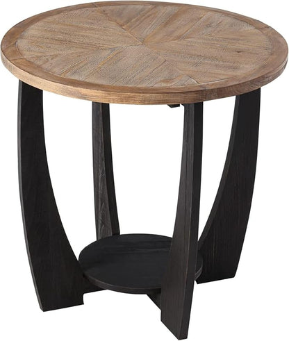 Rustic Farmhouse End Table by COZAYH