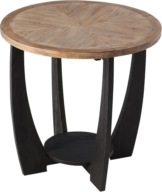 Rustic Farmhouse End Table by COZAYH